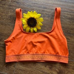 Pink Victoria’s Secret ultimate sports bra